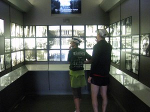Inside the memorial