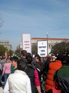 The signs at the Rally were hilarious!