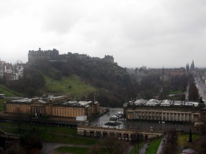 Look at all the ground I covered by climbing the Scott Monument!